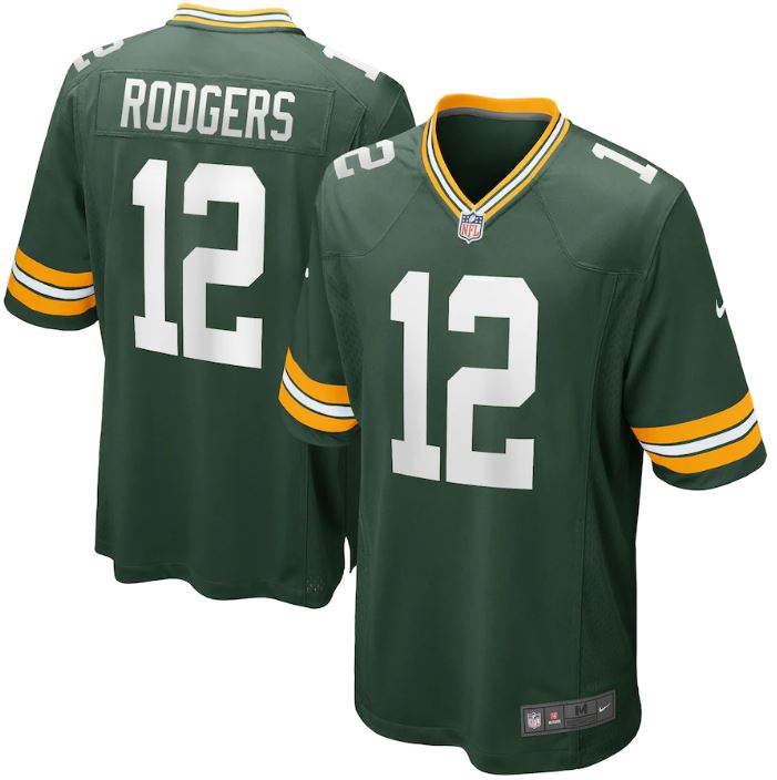 Aaron Rodgers, Green Bay Packers - Green Aaron Rodgers, Green Bay Packers - Green