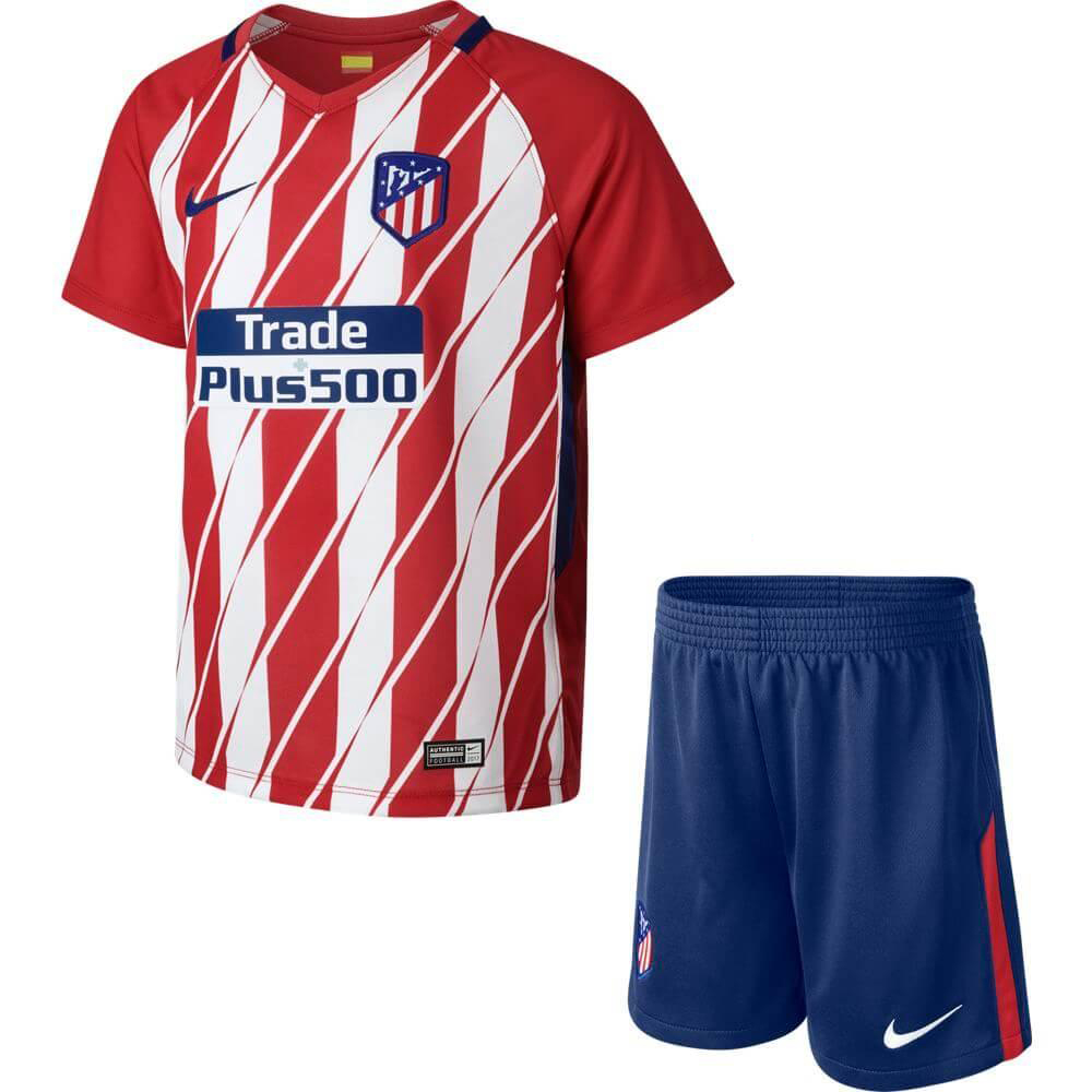 Atletico Madrid Domicile 2017/18 Junior Kit